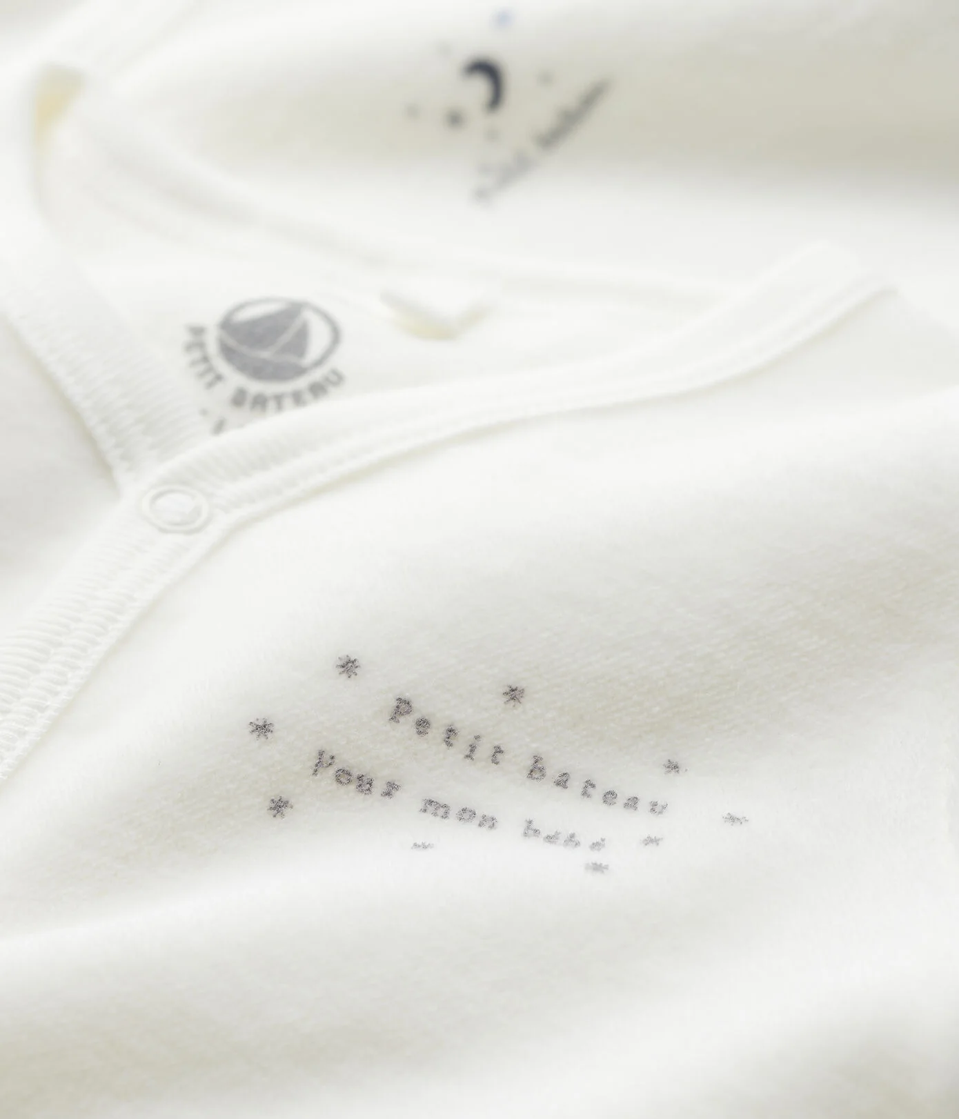 * Petit Bateau Baby Pyjama Set 2 Katoen | Offwhite - Image 2