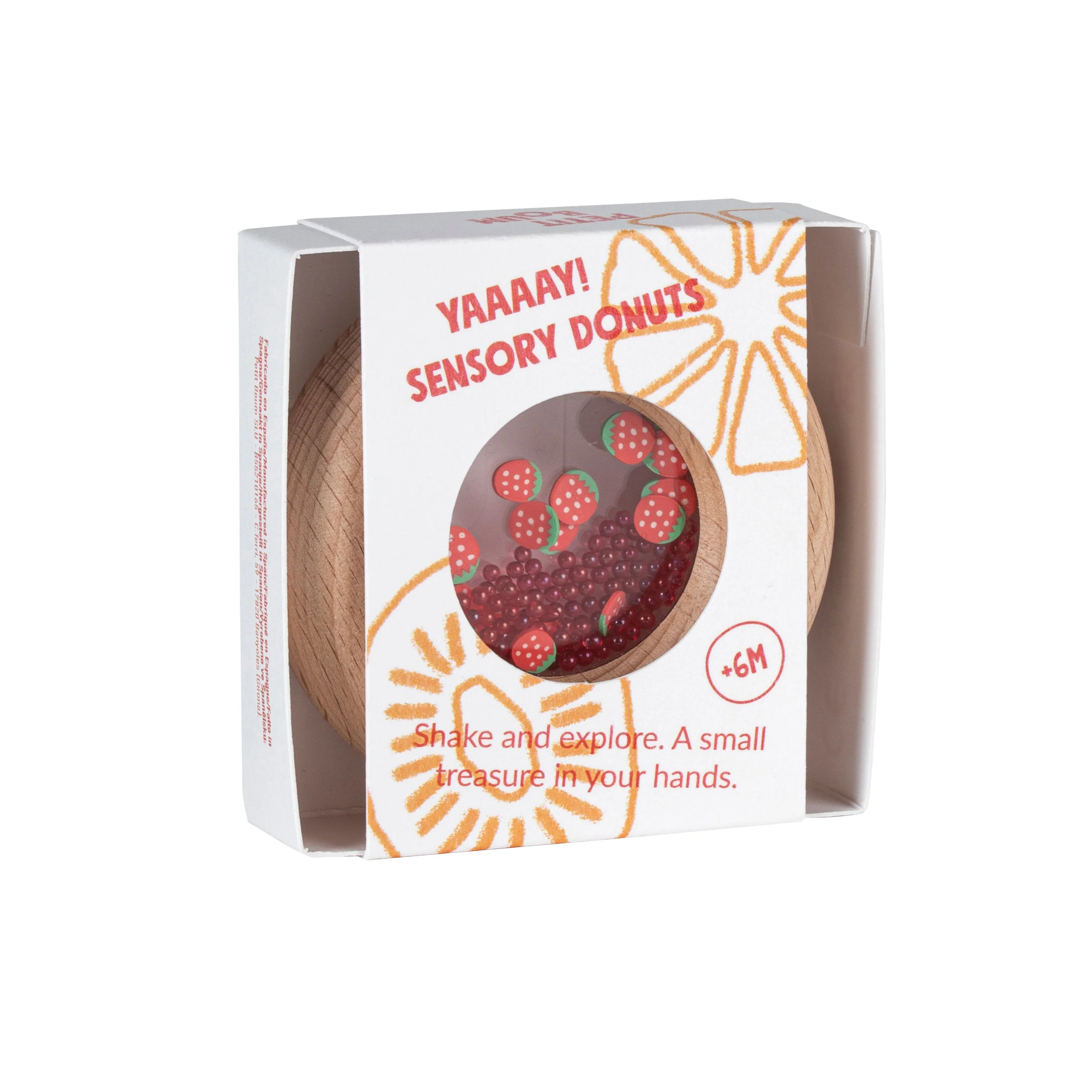 Petit Boum Sensorische Donut | Aardbeien - Image 2