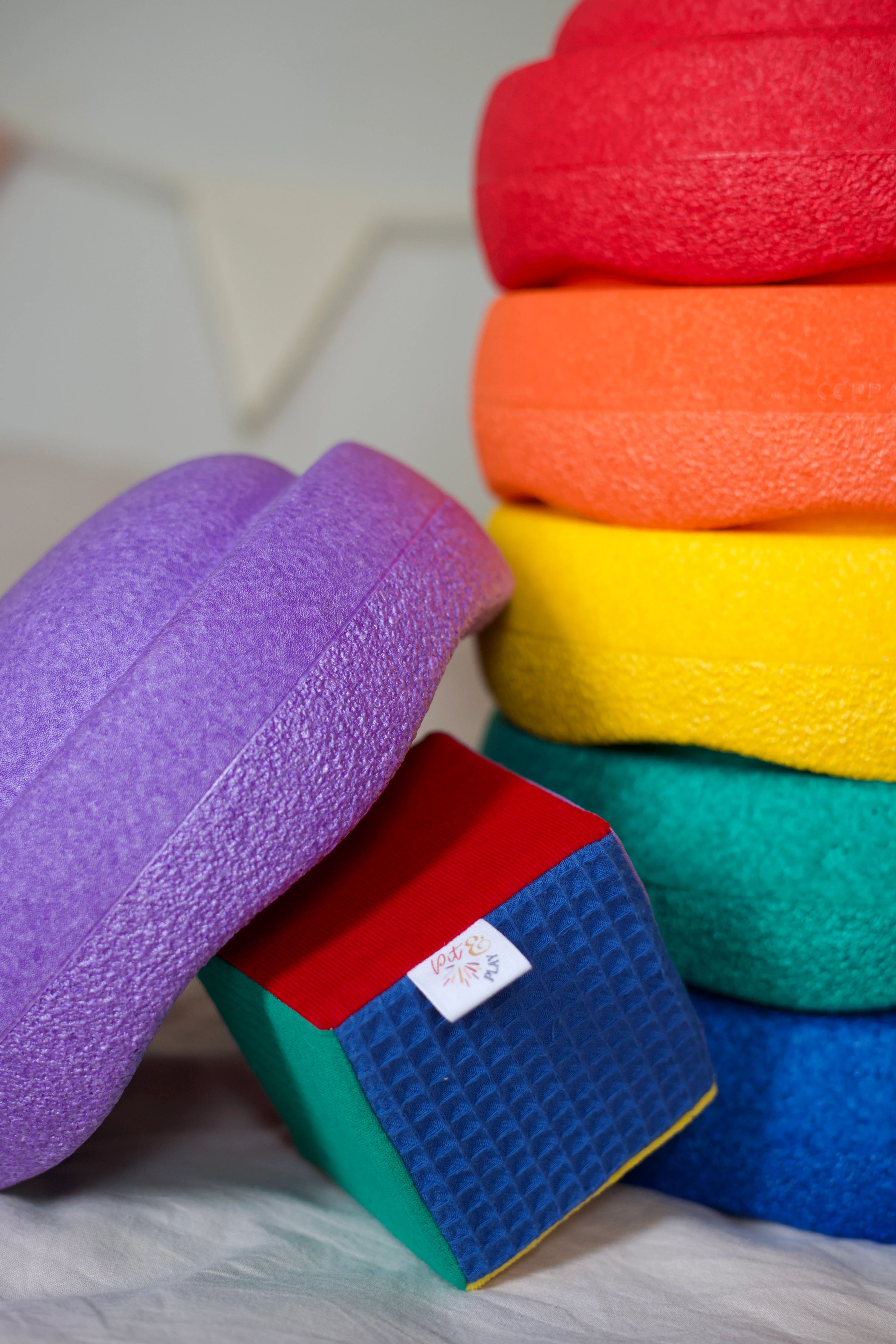 Pit & Play Regenboog Dobbelsteen | Classic - Image 6