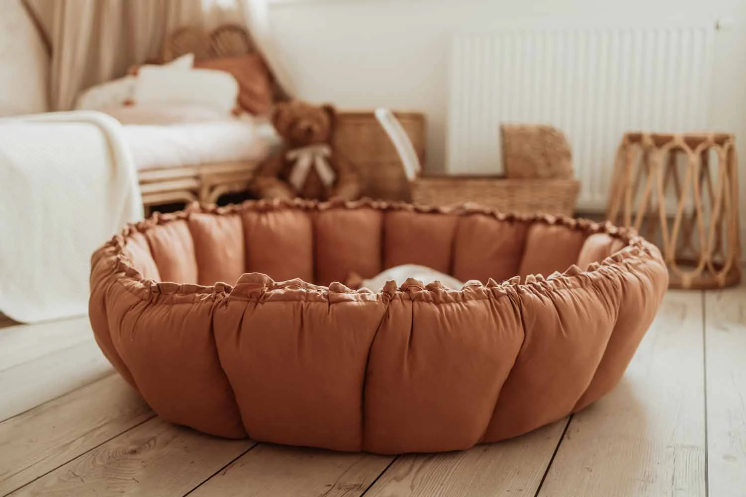 Play and go Speeltapijt Nestje Baby Bloom | Tawny Brown - Image 7
