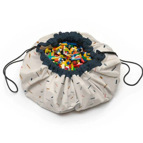 Play & Go Opbergzak & Speelmat | Confetti - Image 2
