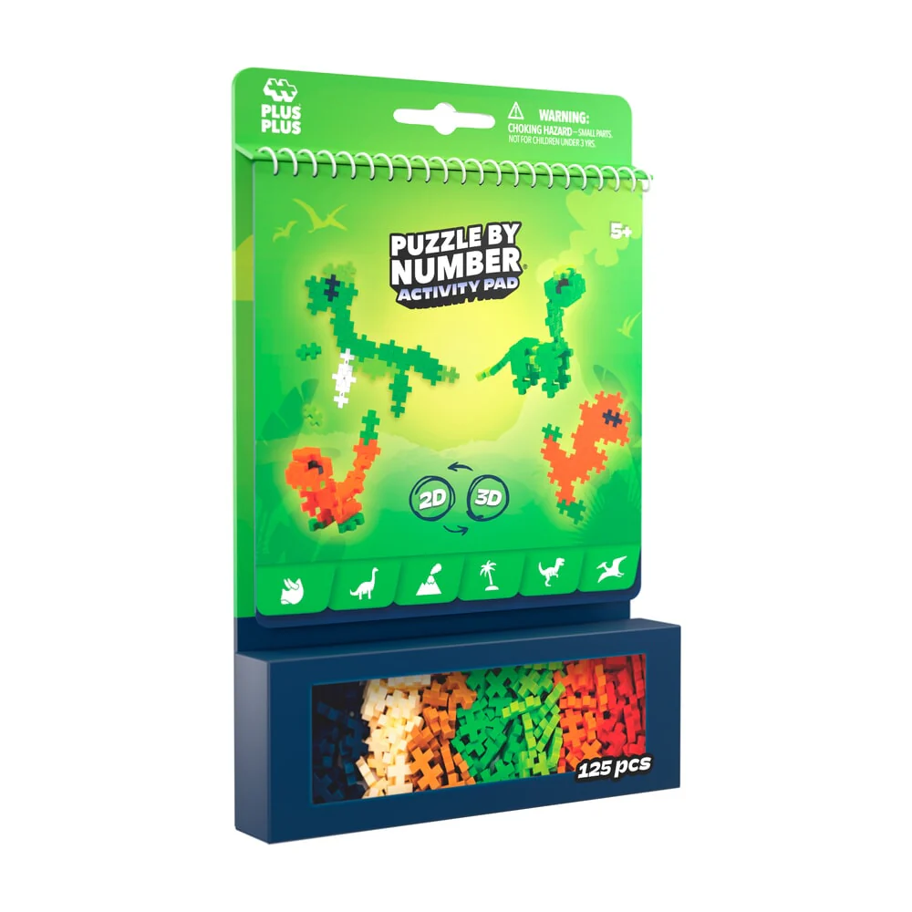 Plus Plus Activity Pad | Dino - Image 2