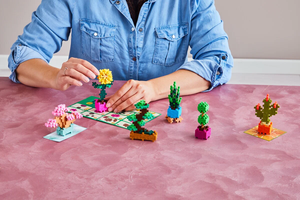 Plus Plus Plant Pack | Pink Bonsai - Image 7
