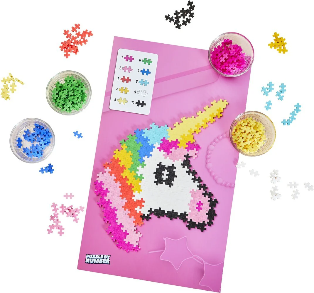 Plus Plus Puzzle By Number | Eenhoorn - Image 2