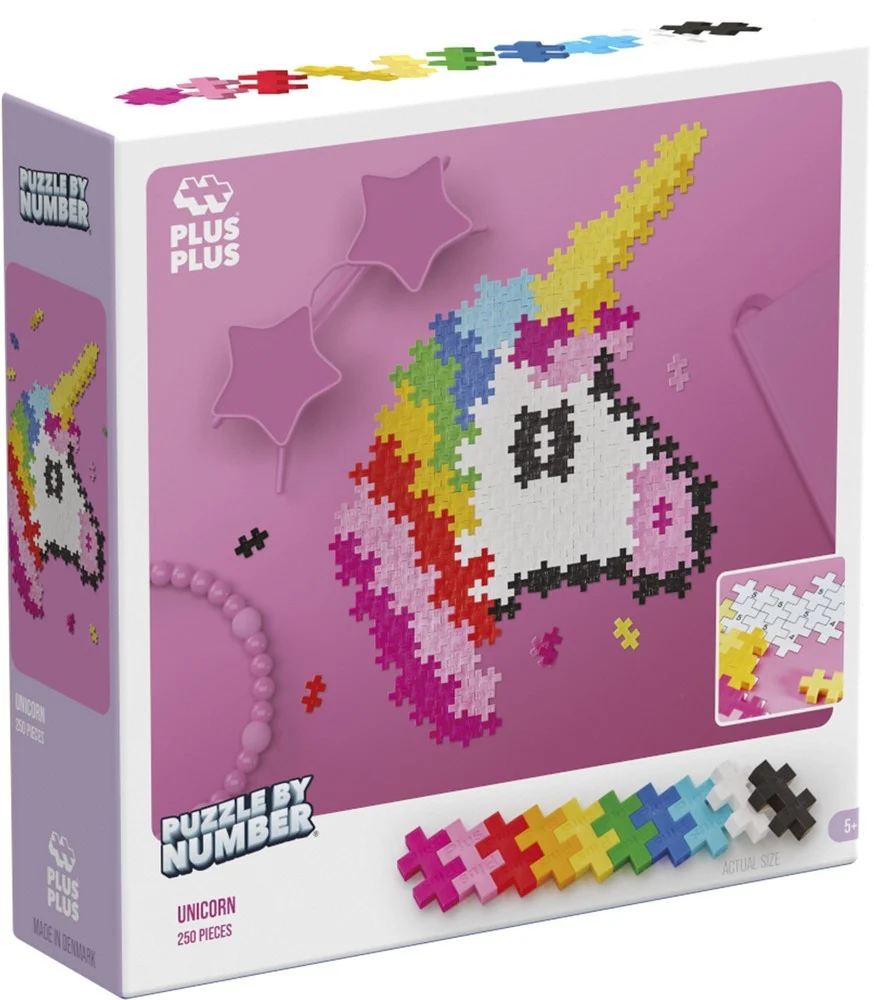 Plus Plus Puzzle By Number | Eenhoorn - Image 5