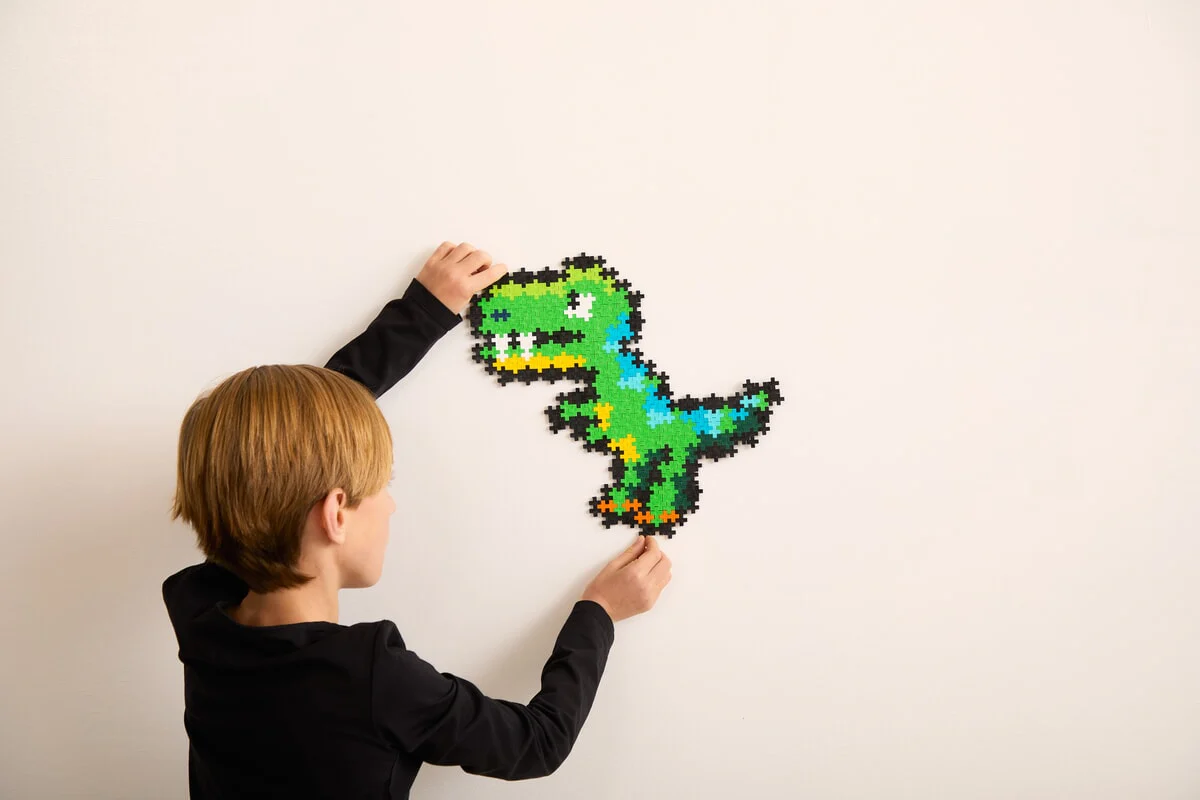Plus Plus Puzzle By Number | T-Rex - Image 3