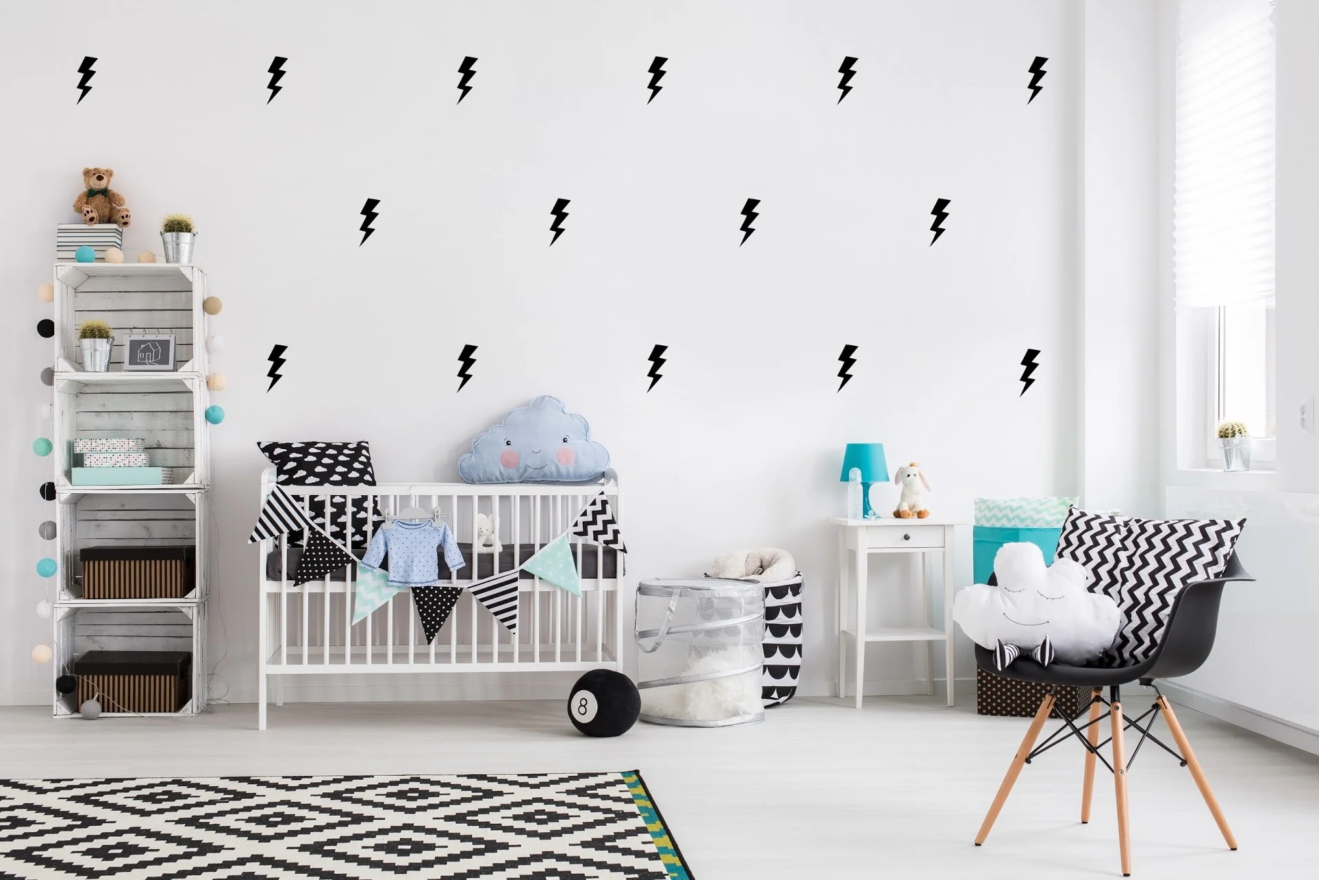 * Pöm Le Bonhomme set 40 muurstickers Lightning - Image 3