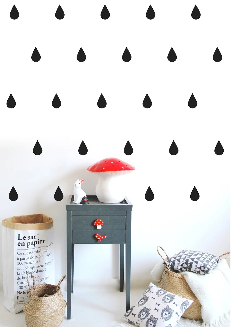 * Pöm Le Bonhomme set 60 muurstickers Drops - Image 3