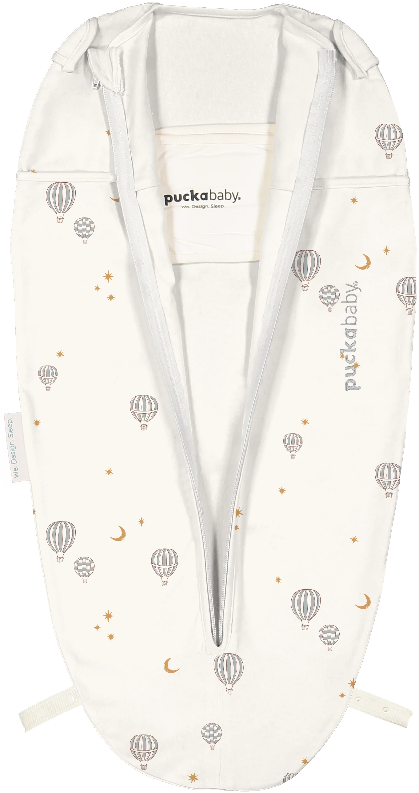 Puckababy Inbakerslaapzak The Original Mini 3/6 M - Cotton | Balloons - Image 2