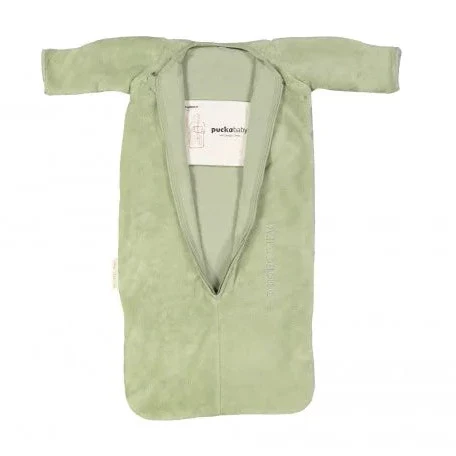 Puckababy Slaapzak The Bag Newborn < 6 M | 70 CM - Teddy | Olive - Image 2