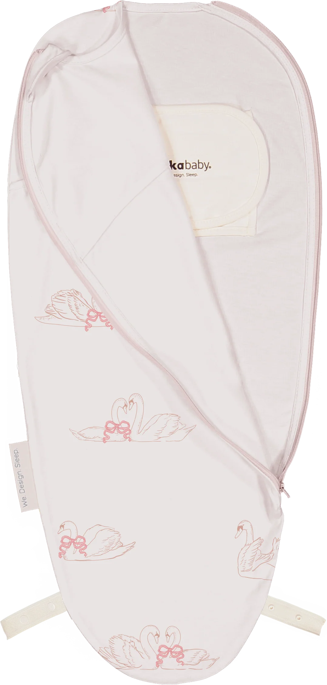 Puckababy Inbakerslaapzak The Original Piep 0/3 M - Cotton | Swans - Image 2