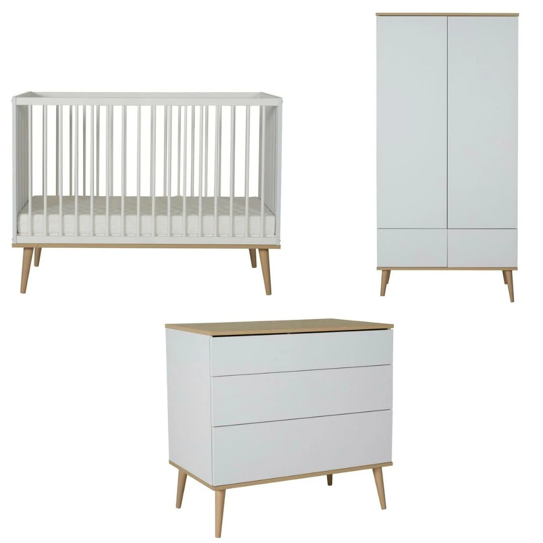 Quax Babykamer Flow White 60x120cm