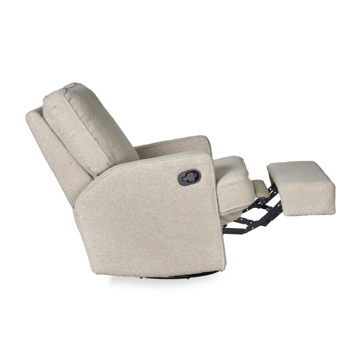Quax Swivel & Gliding Electric Recliner | Teddy Taupe - Image 2