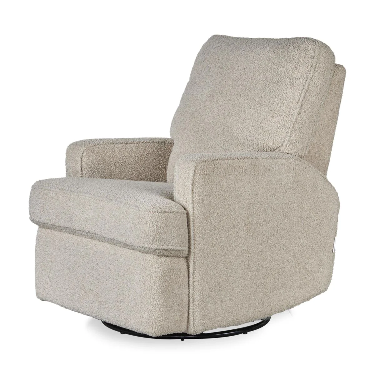 Quax Swivel & Gliding Electric Recliner | Teddy Taupe - Image 3