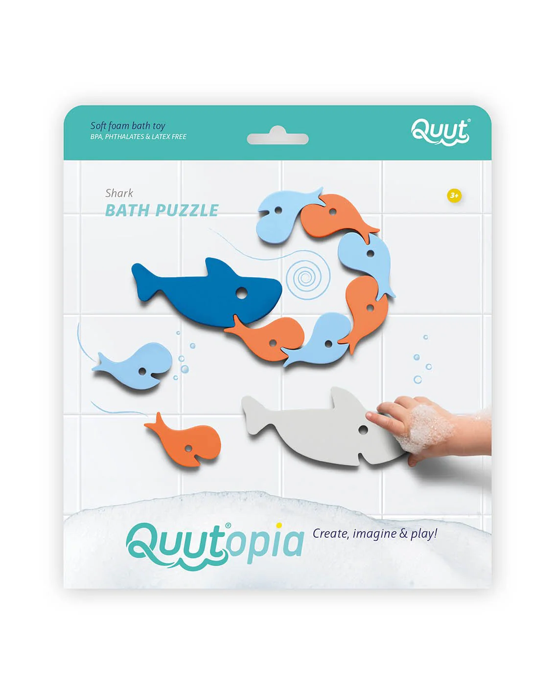 Quutopia foam badpuzzel | Shark - Image 4