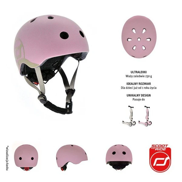 * Scoot & Ride Helm SMALL/MEDIUM - Steel - Image 2