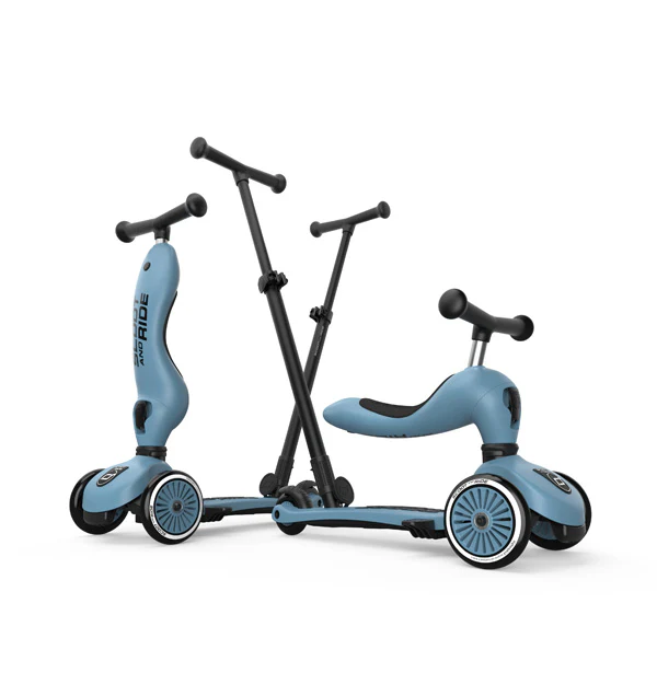 Scoot & Ride Highwaykick 1 Push & Go | Steel - Image 12