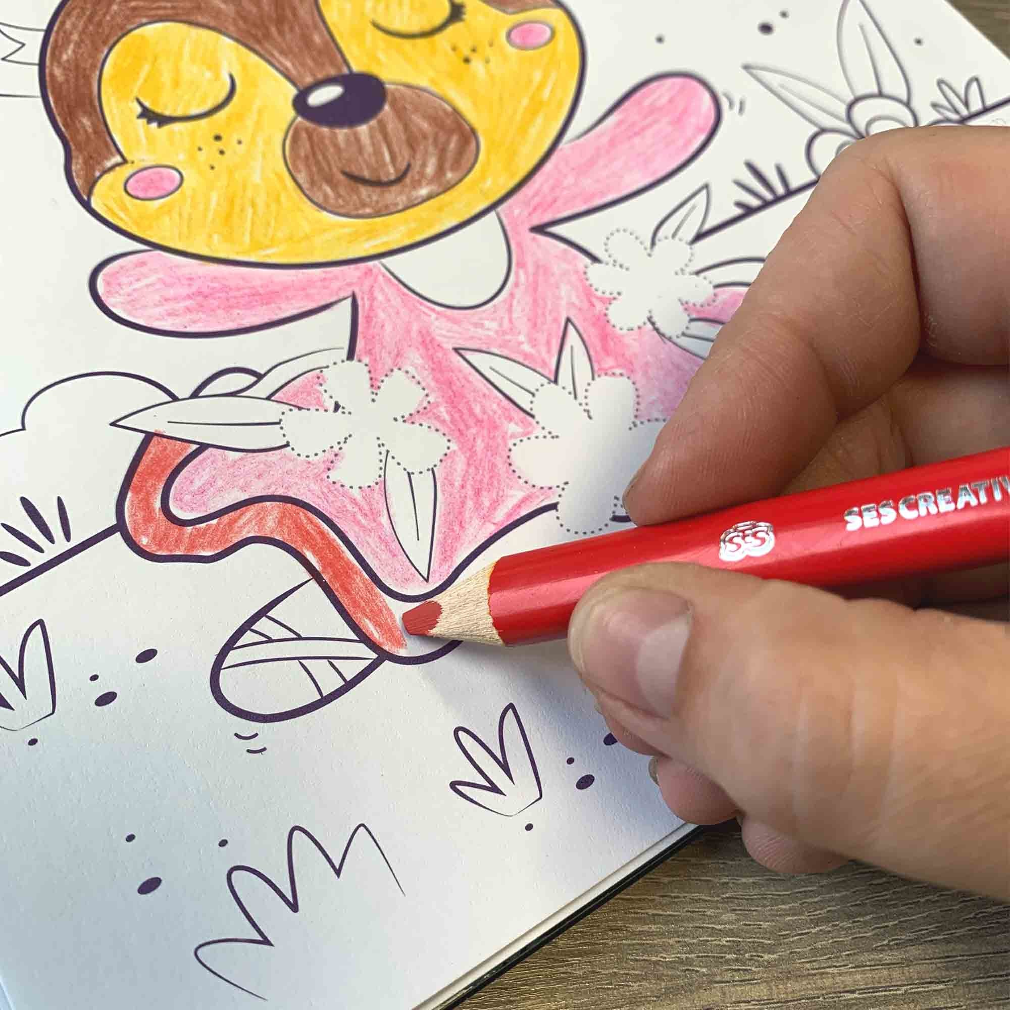* SES Creative Doe Kleurboek Glitter 3 In 1 - Image 4