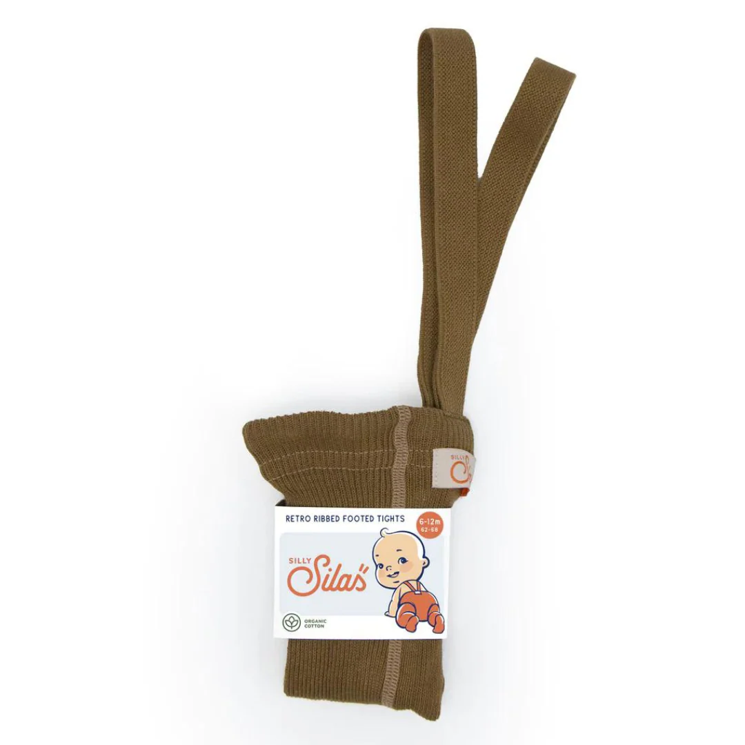 * Silly Silas Broekkousen Footed Met Voetjes | Acorn Brown
