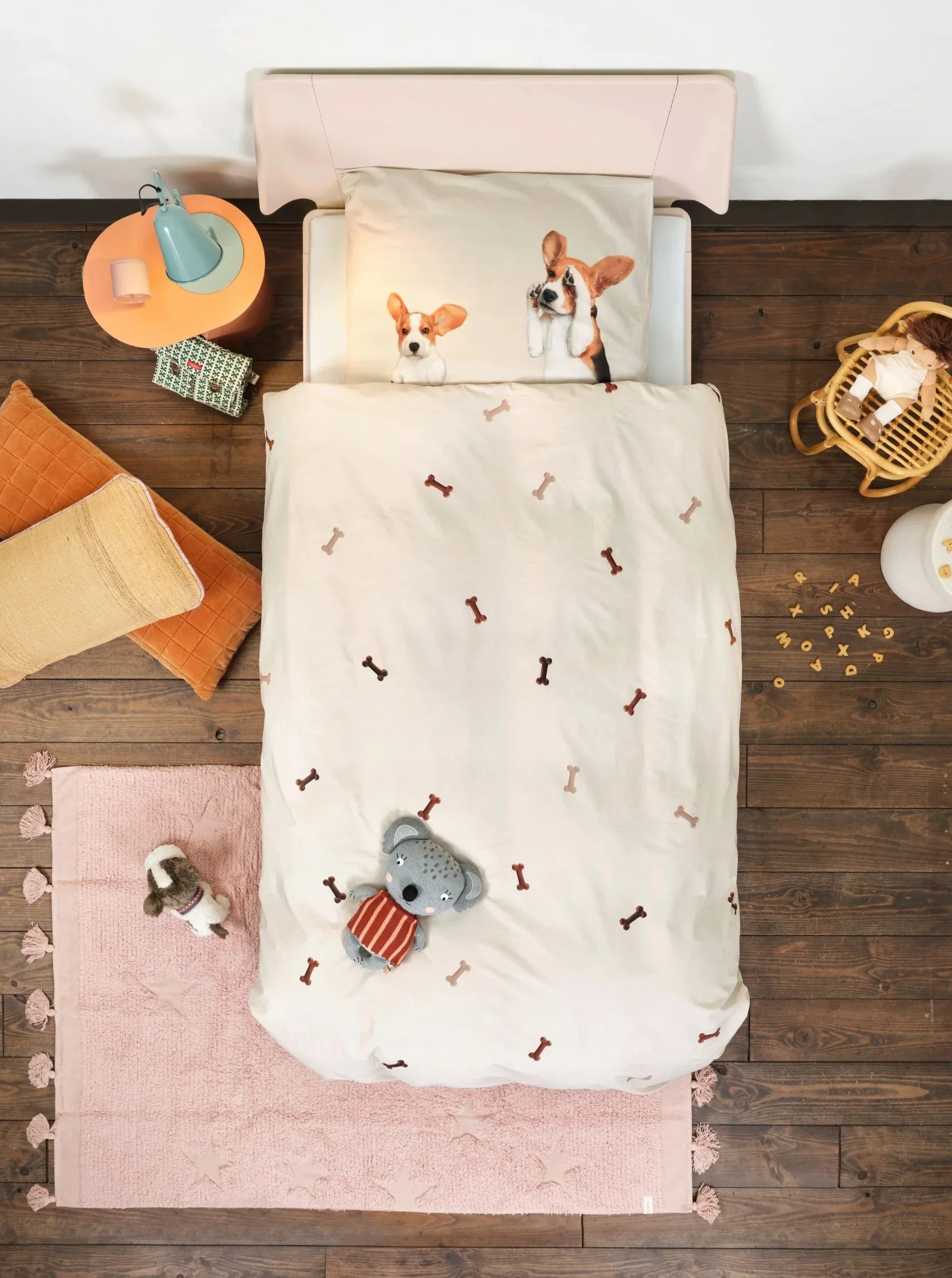 SNURK Dekbedset 140x200/220cm | Beagle Friends - Image 5