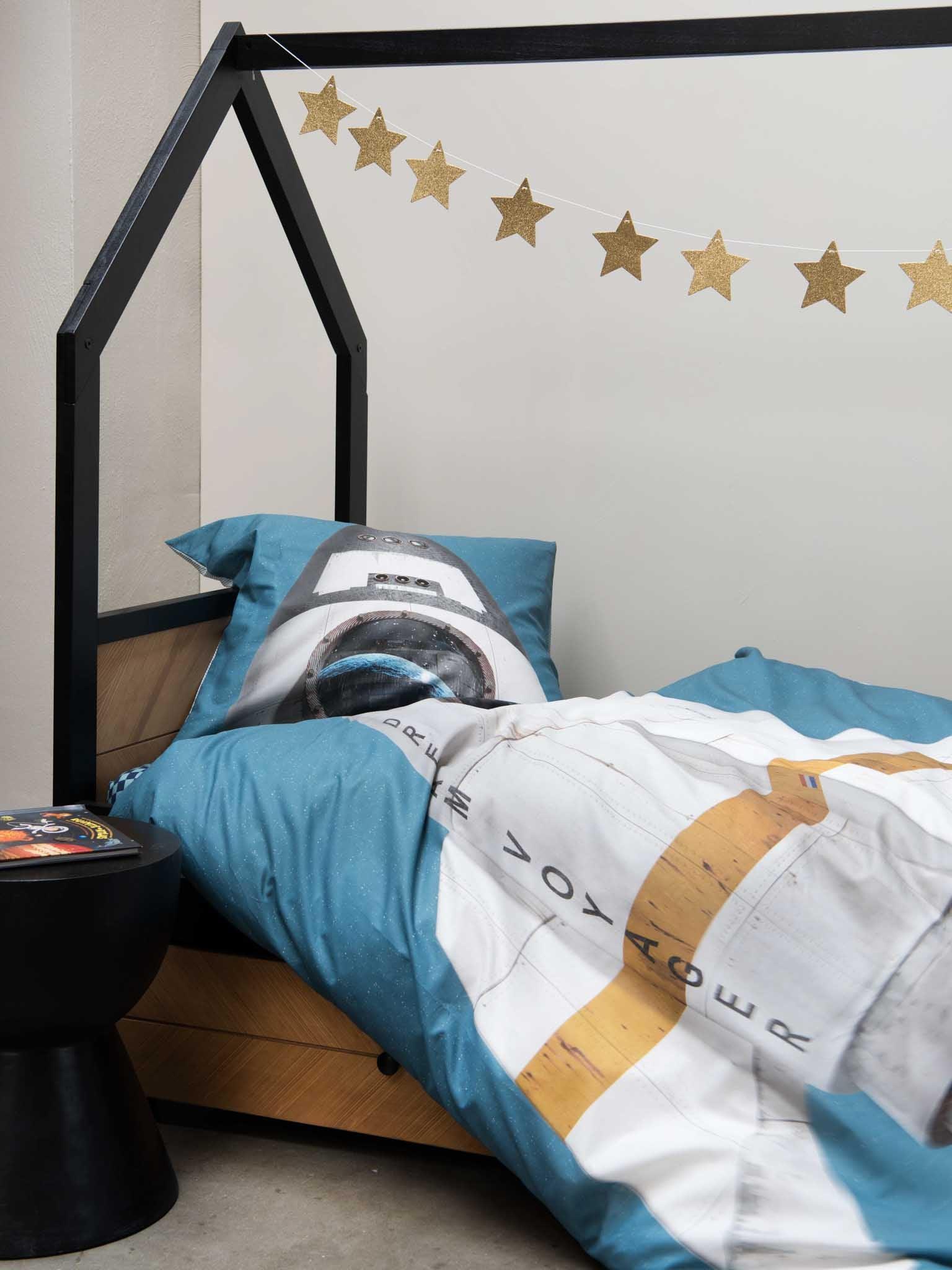 SNURK Dekbedset 140x200/220cm | Rocket Smokey Blue - Image 3