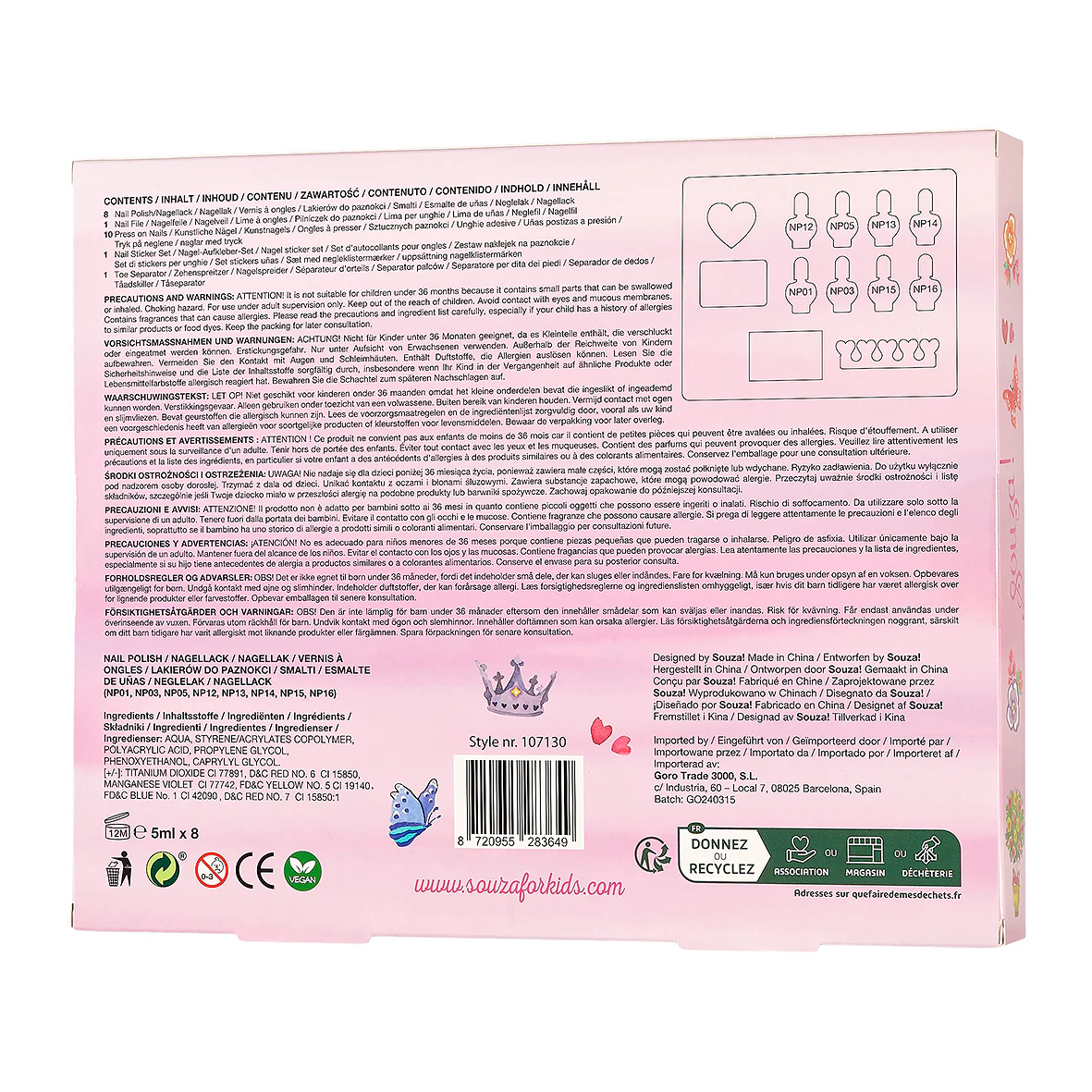 Souza Prinses nagelset - Image 3