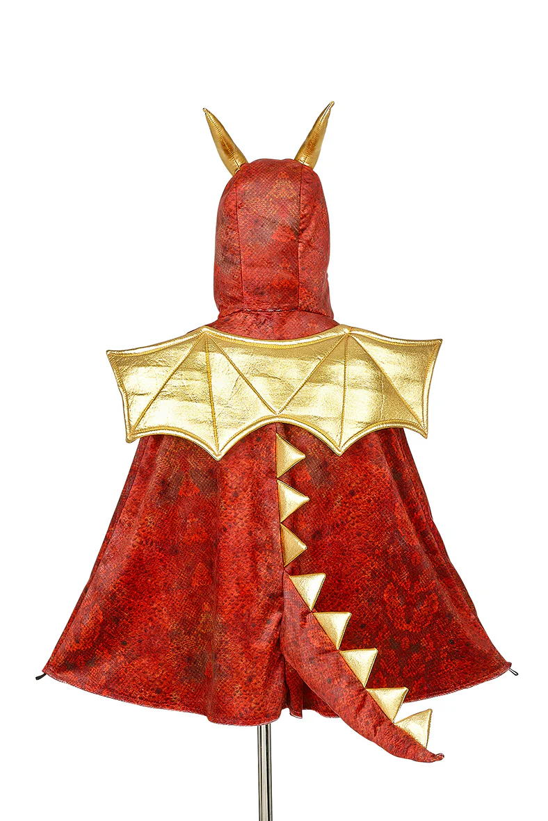 Souza Red dragon cape, 4-7Y 104-122cm - Image 2
