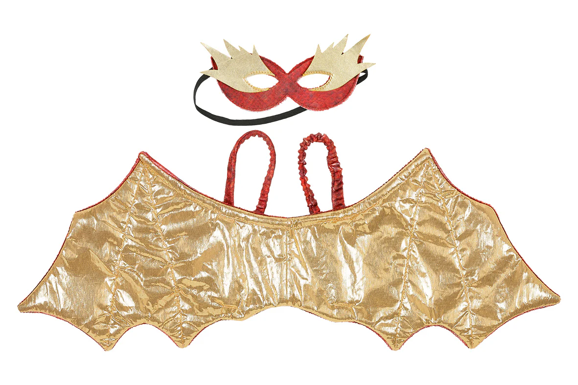 * Souza Rode draak vleugels + masker (1 set)
