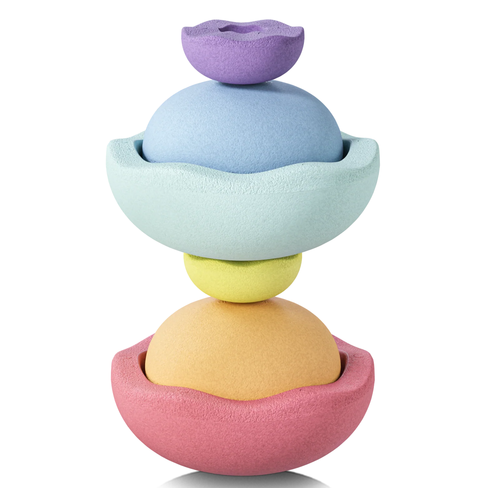 Stapelstein Inside Pastel Rainbow | Set 6