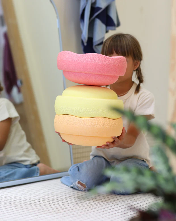 Stapelstein Original Rainbow Warm Pastel | Set van 3 - Image 2