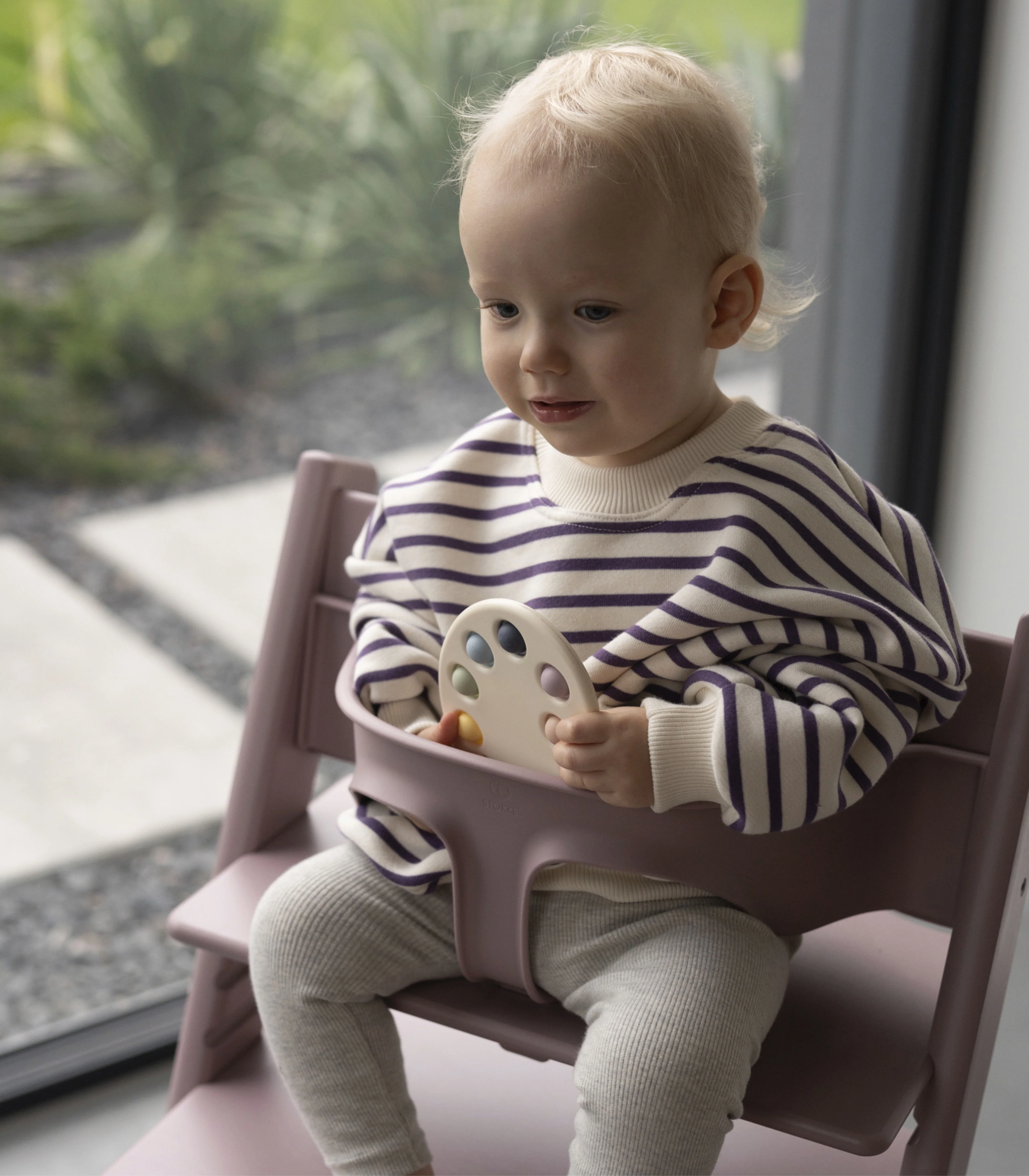 * Stokke® Tripp Trapp® Baby Set V2 | Heather Mauve - Image 3
