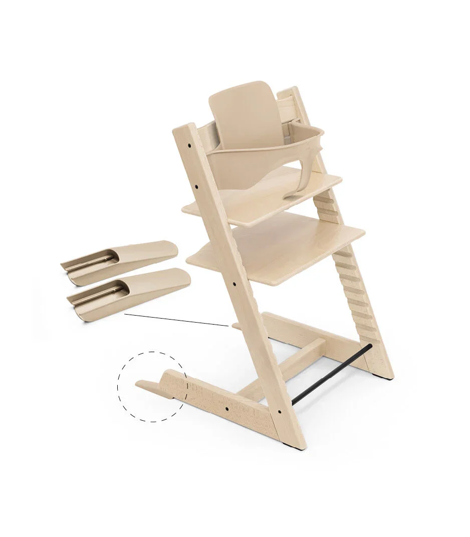 Stokke® Tripp Trapp® Bundle Stoel + Babyset + Tray | Natural - Image 5