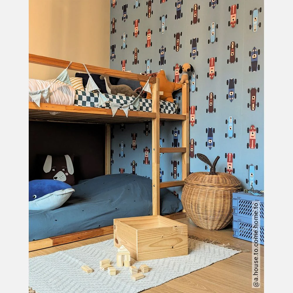 Studio Ditte Behangpapier | Race Auto's Blauw - Image 3