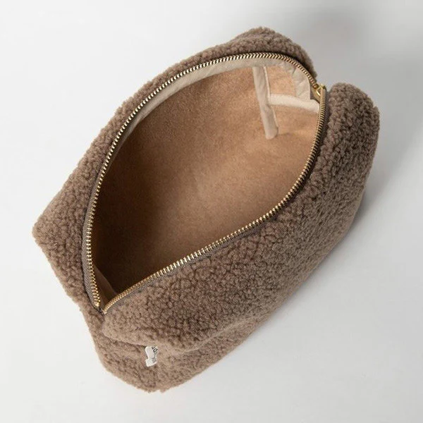Studio Noos Toilettas Chunky Pouch | Teddy Brown - Image 4
