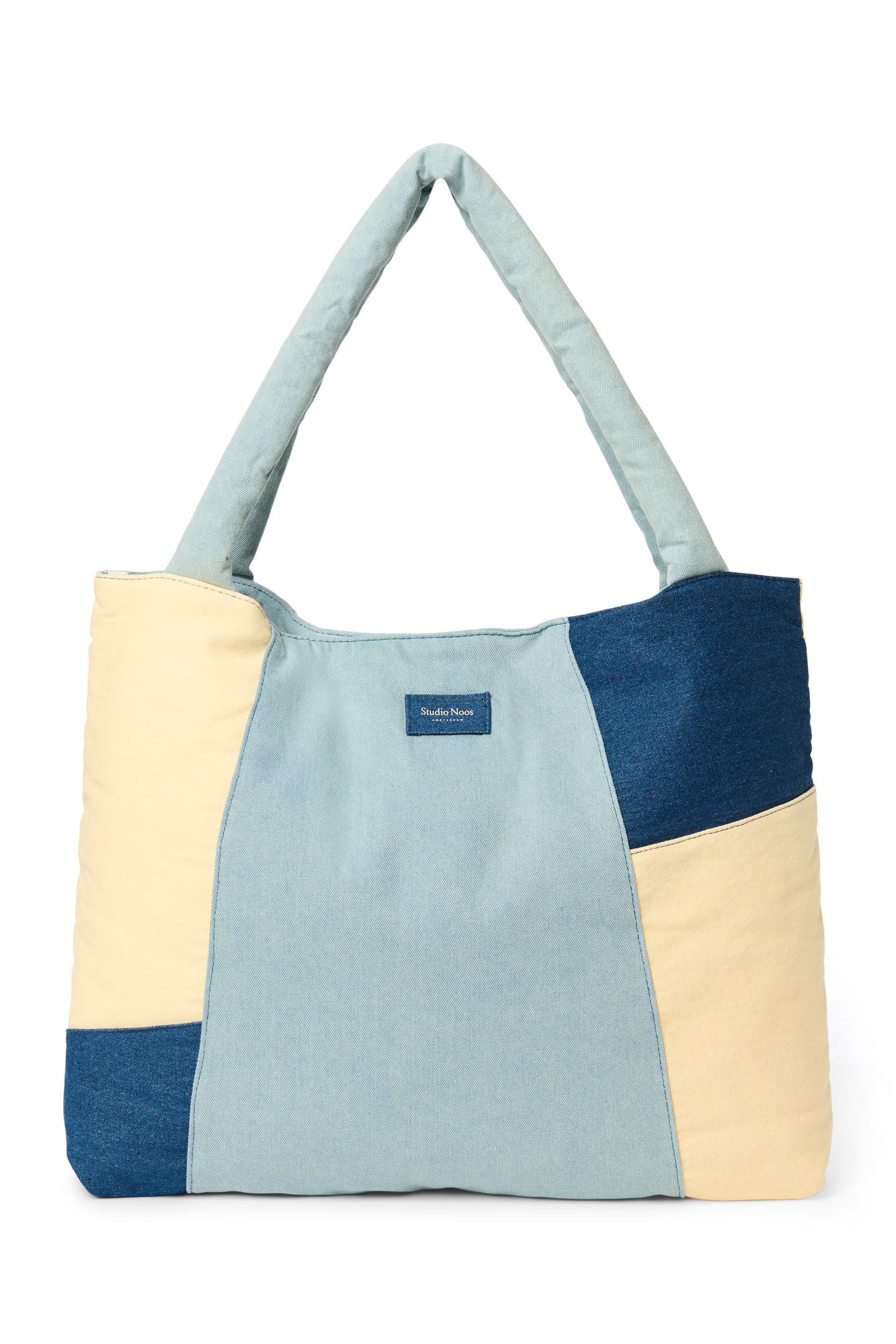 * Studio Noos Mom Bag | Denim Patchwork