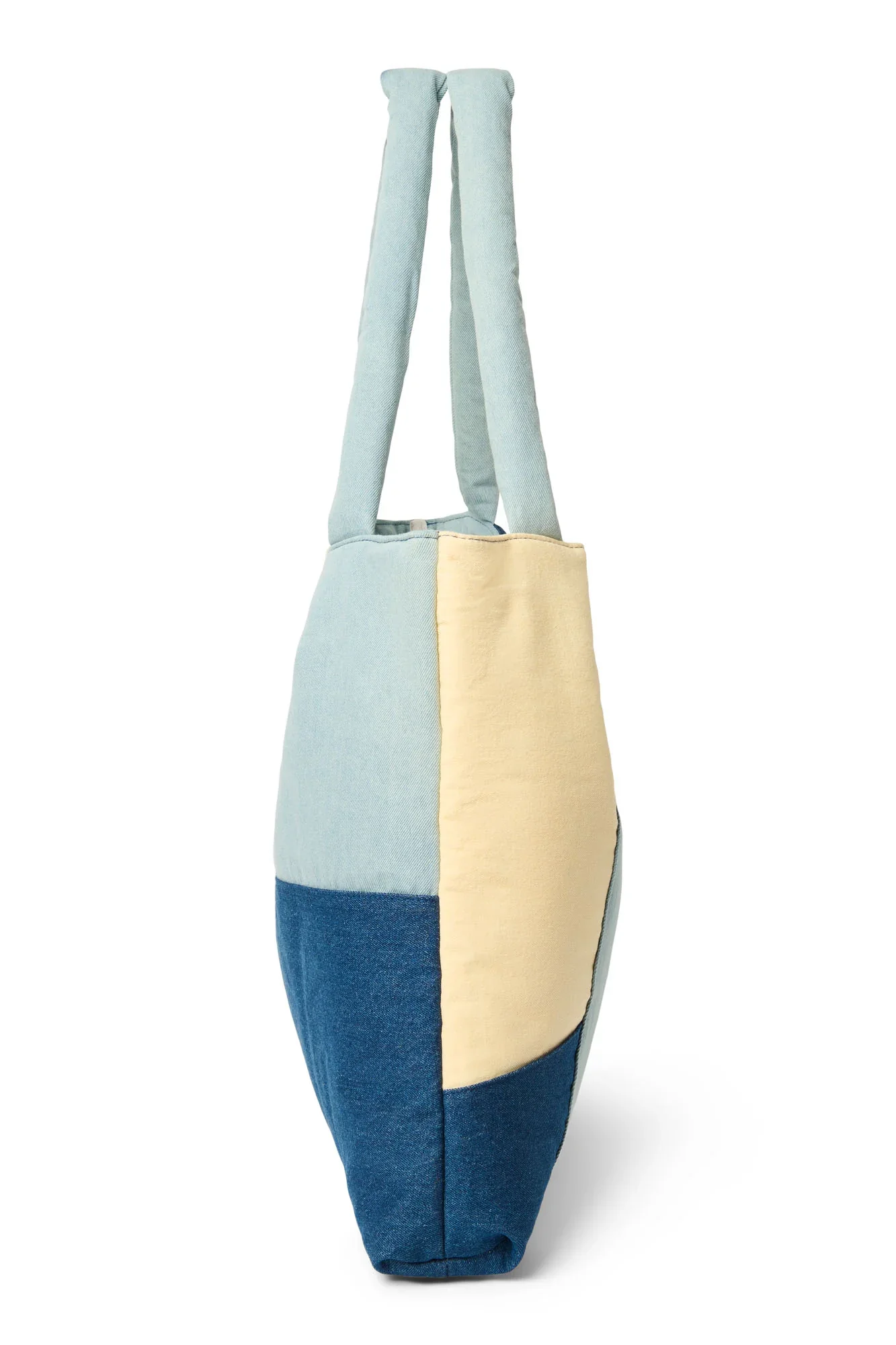 * Studio Noos Mom Bag | Denim Patchwork - Image 2