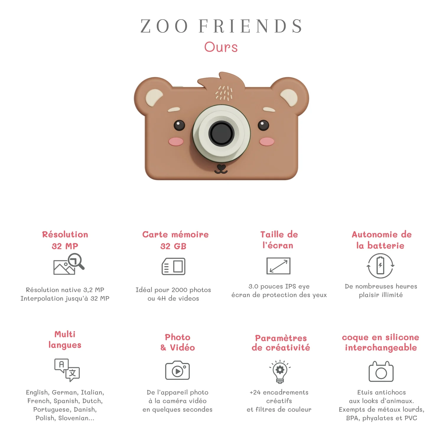 The Zoofamily Zoo friends | bear - Image 13