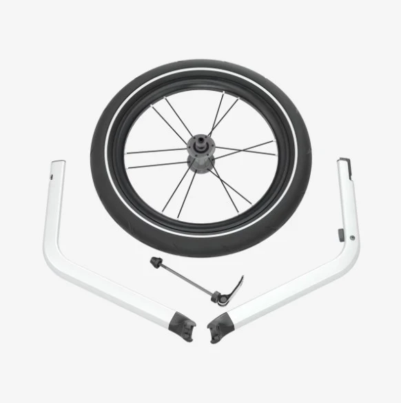 Thule Chariot Jogging Kit 2 Dubbel | Aluminium Zwart - Image 2