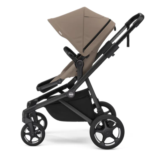Thule Sleek 2 Stadskinderwagen | Tinted Taupe On Black - Image 3