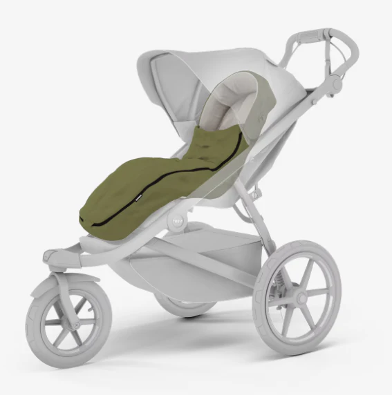 Thule Voetenzak Stroller | Soft Green - Image 4