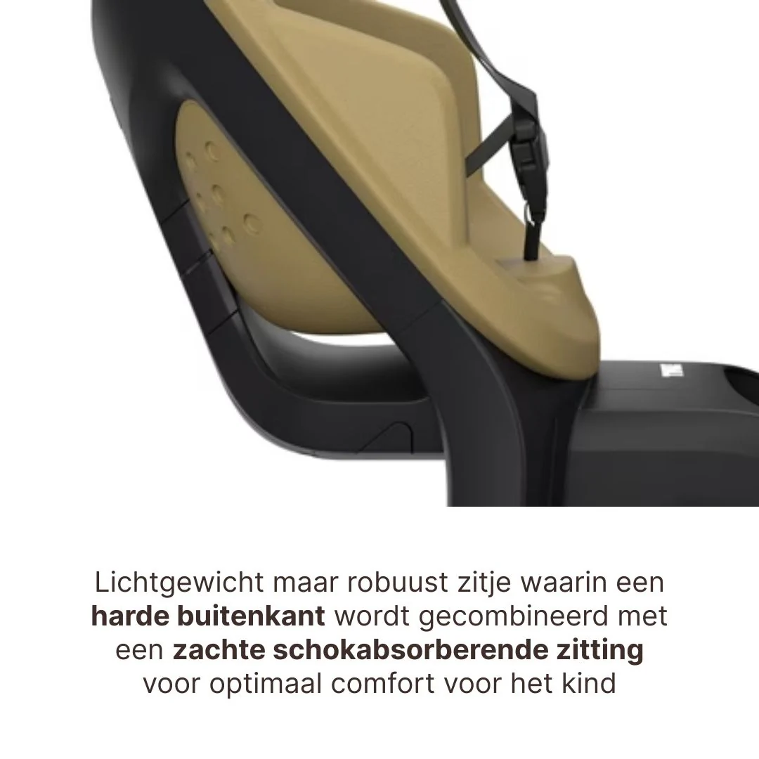 * Thule Yepp 2 Maxi Fietsstoel Achterop Frame Montage | Fennel Tan - Image 5