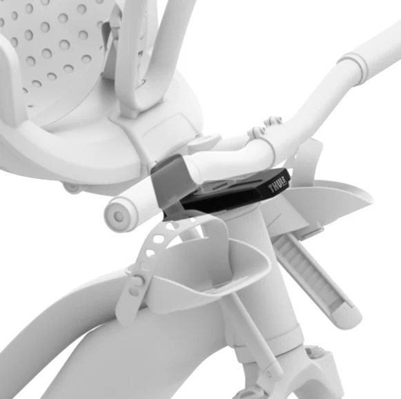 Thule Yepp Adapter Fietsstoel Voorop | Zwart - Image 2