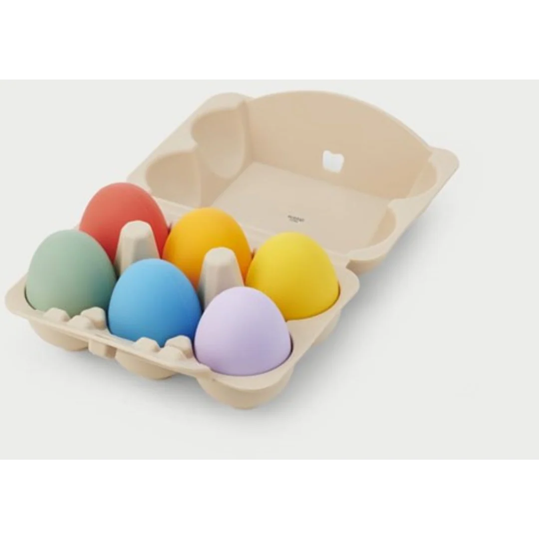 Tickit Silisoft Sensorische Eieren 6 x 5 cm | 6 Stuks