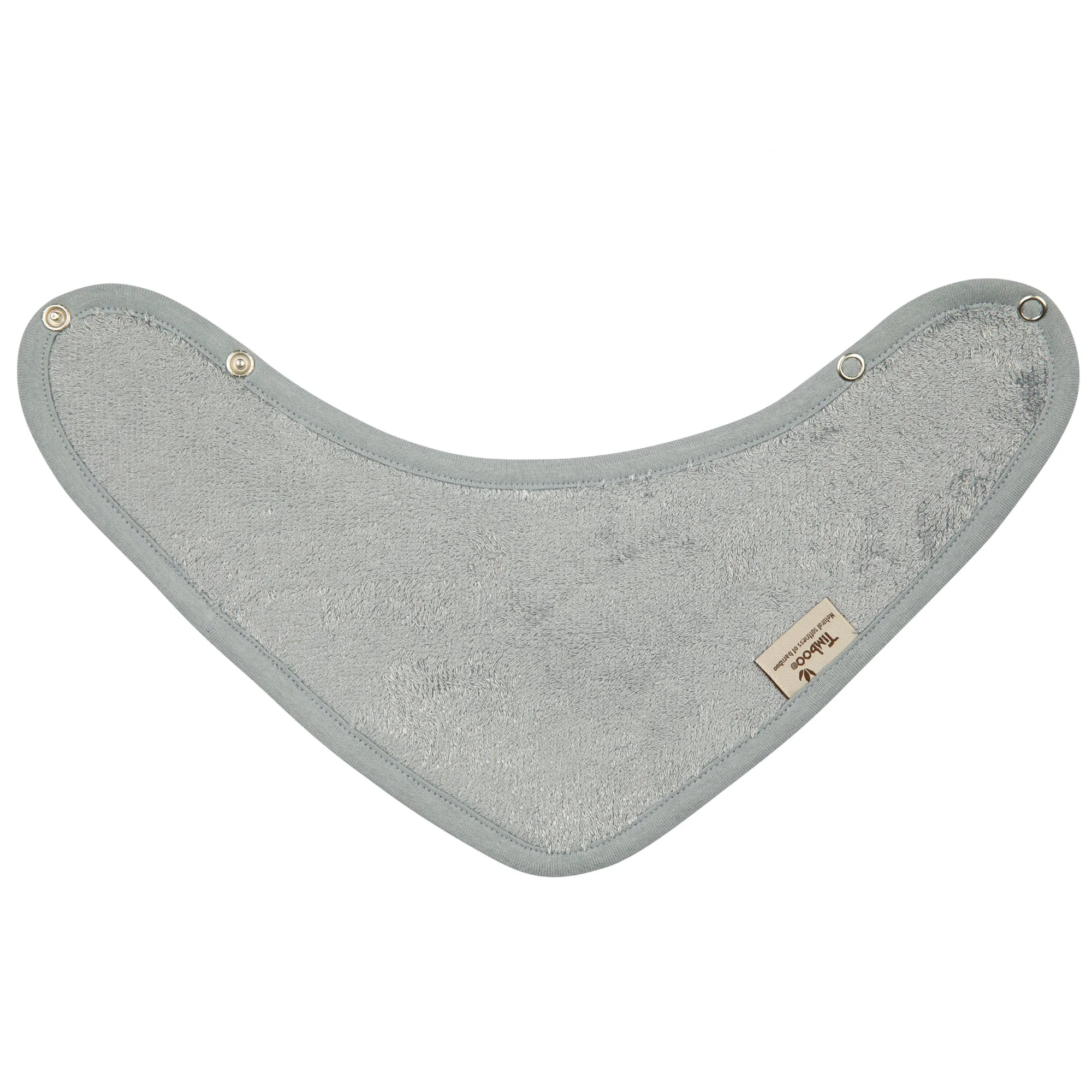 Timboo Bandana Slab Bamboe Kwijlsjaaltje Dubbele Laag | Moon Blue - Image 2