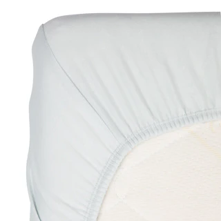 * Timboo Hoeslaken Bamboe 70x140cm | Riviera Blue - Image 2