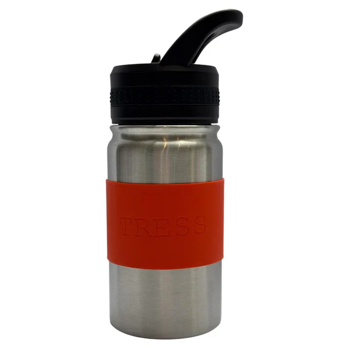 * Tress RVS Drinkfles 300 ml | Happy Orange