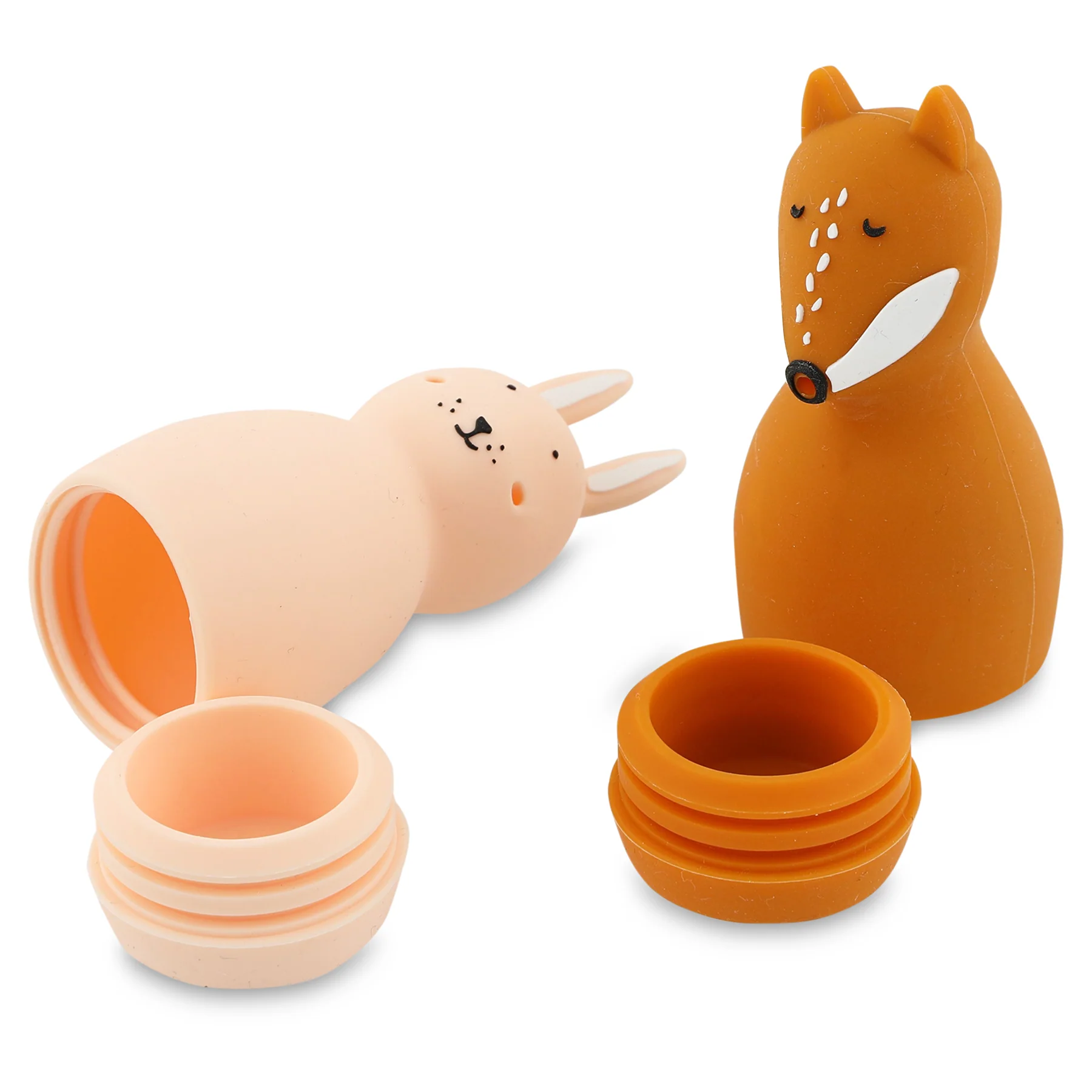 Trixie Badspeelgoed Squeezy Animals | Mrs. Rabbit & Mr. Fox - Image 3