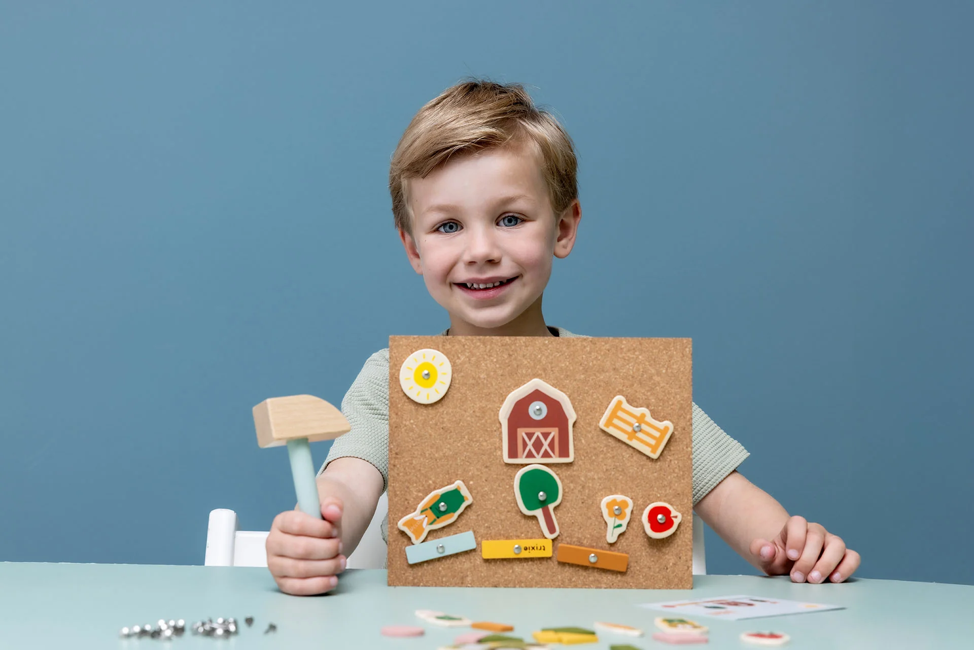 * Trixie Houten Hamertje Tik Spel | Boerderij