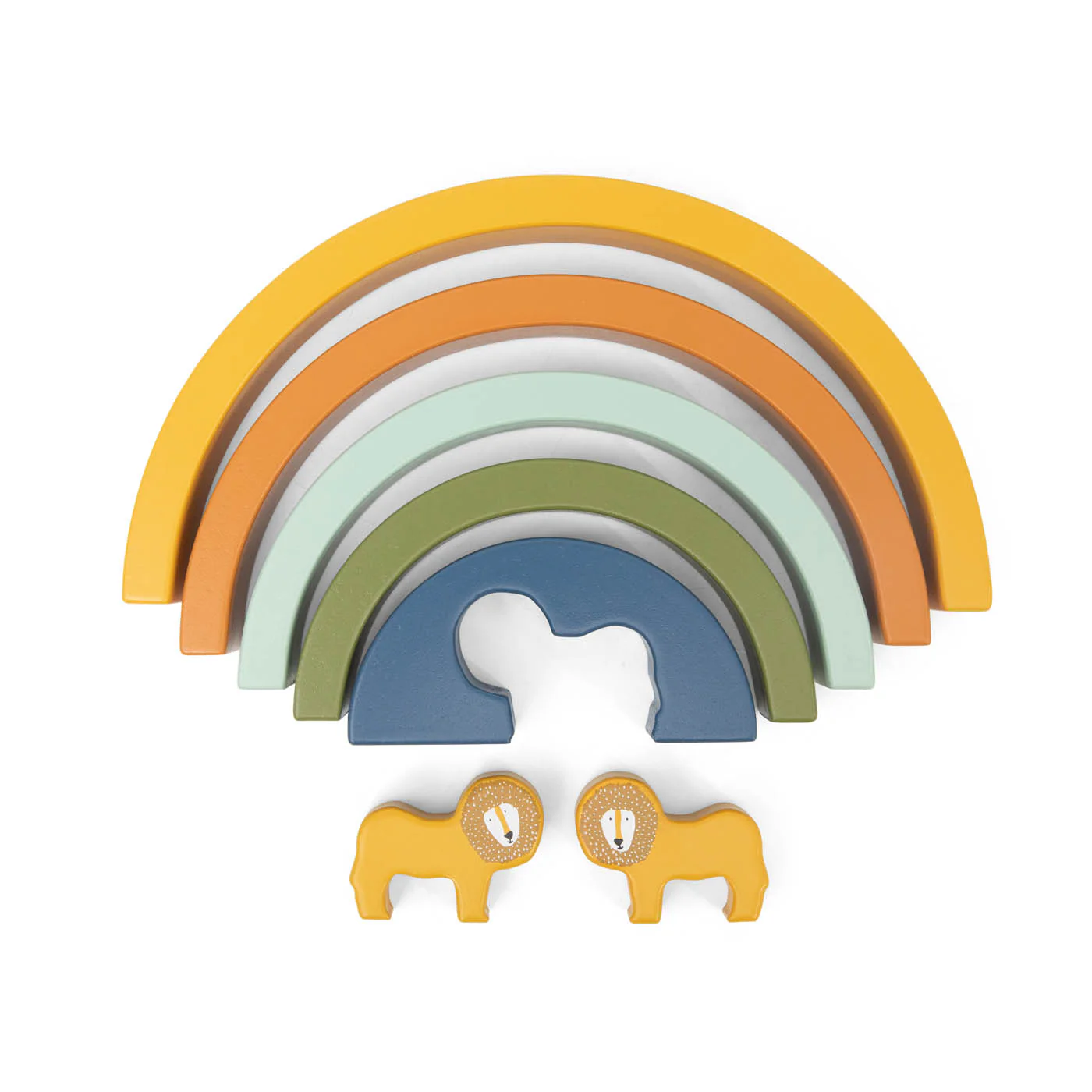 * Trixie Houten Regenboog Stapelen  | Mr. Lion - Image 3