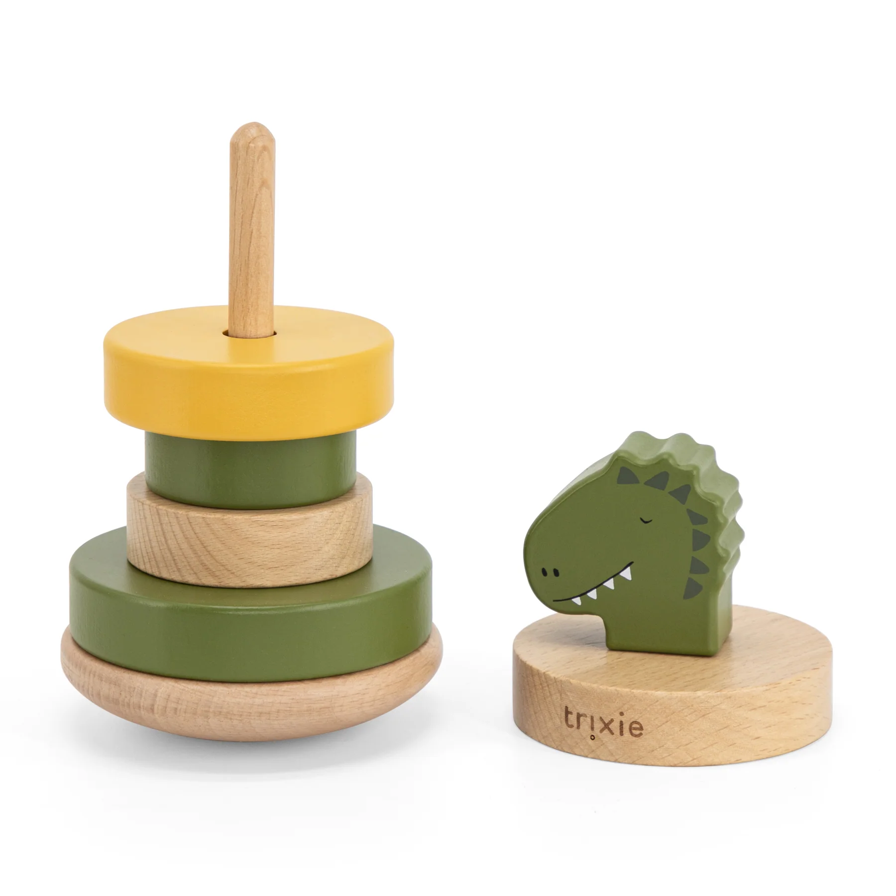 * Trixie Wooden Stacking Animal Stapeltoren | Mr. Dino - Image 3
